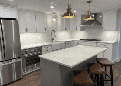 Dube Plus Construction - In Law Apartment Kitchen, Island
